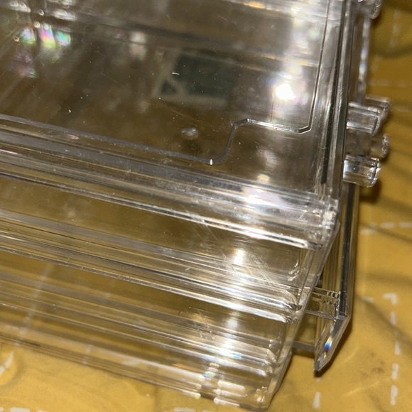 Ikee Design Clear Cosmetic Storage Organizer,/Acrylic/Lucite - Picture 6 of 10